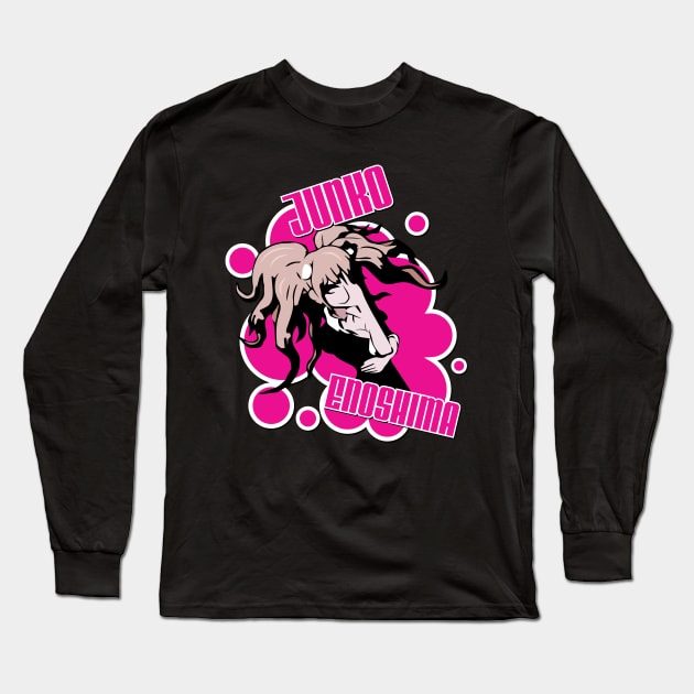 Junko Enoshima Long Sleeve T-Shirt by nsissyfour